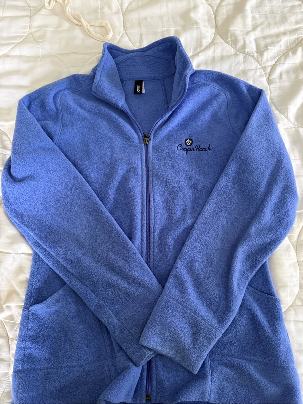 Gear for Sports Canyon Ranch Blue Full Zip Fleece Jacket Women’s Small